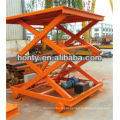 CE Approved utility cargo indoor scissor lift table/hydraulic stationary scissor lift